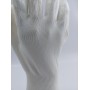 Перчатки белые нейлоновые с полиуретановым покрытием