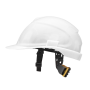 Каска строительная (белая) с храповиком NEW