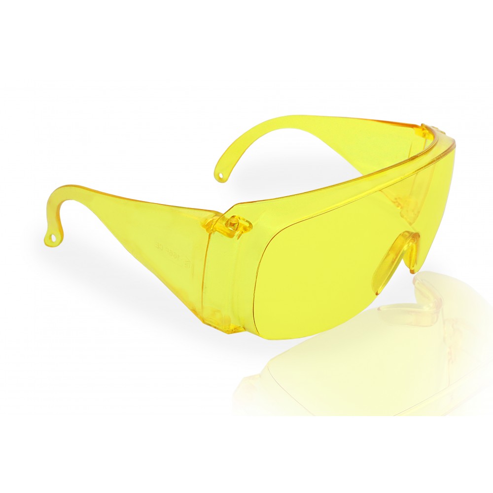 Очки защитные желтые "ЛЮЦЕРНА" с защитным покрытием