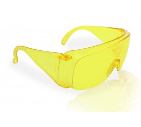 Очки защитные желтые "ЛЮЦЕРНА" с защитным покрытием